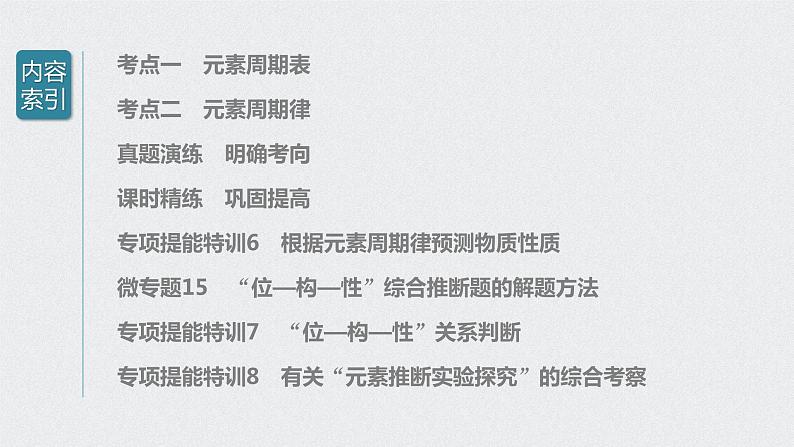 2022高考化学一轮复习(步步高) 第五章 第28讲 元素周期律和元素周期表课件第3页