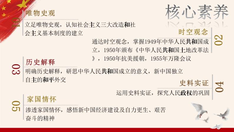 高中历史人教统编版 第26课 中华人民共和国成立和向社会主义的过渡 教学课件02