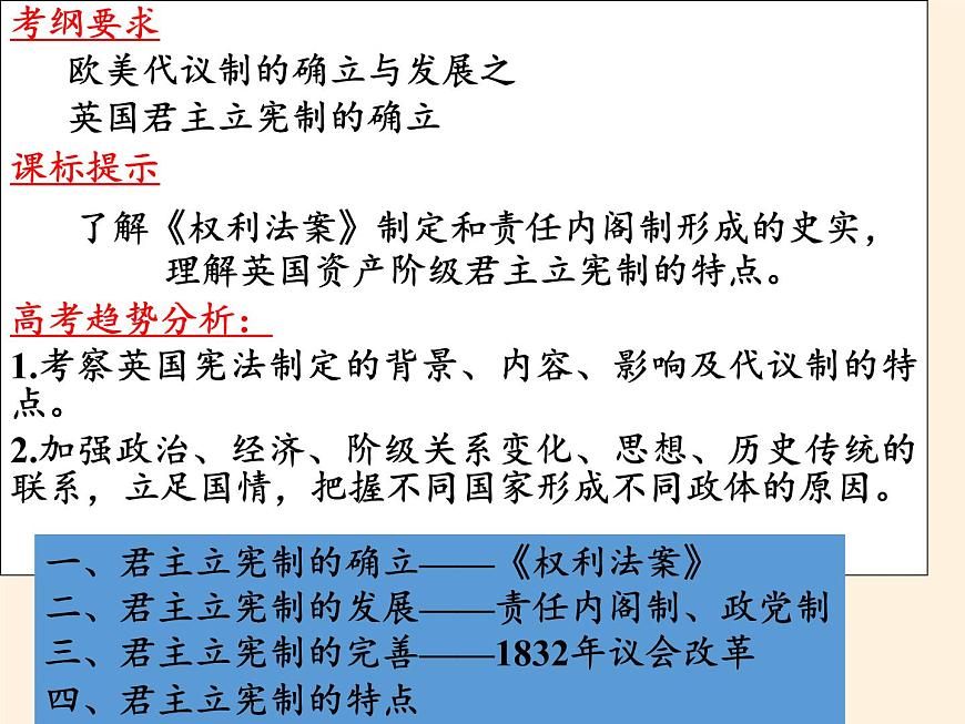 岳麓版高中歷史必修一第8課 英國(guó)的制度創(chuàng)新(5)課件第3頁(yè)