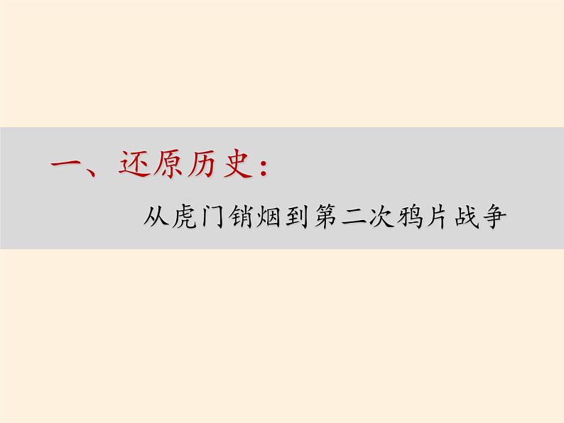 北师大版高中历史必修1 第5课 鸦片战争和太平天国运动(1)(课件)第3页