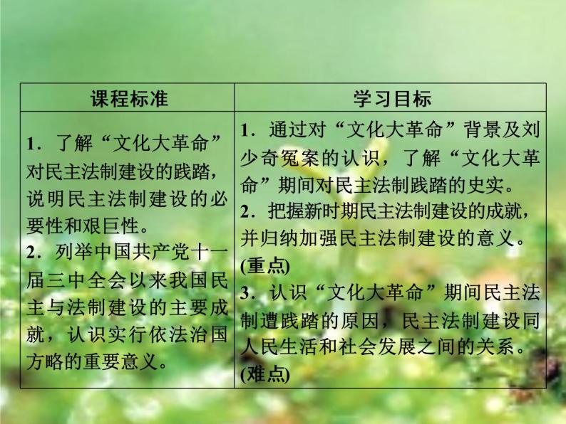 北师大版高中历史必修1 第12课 新时期民主法制建设的成就（课件）02