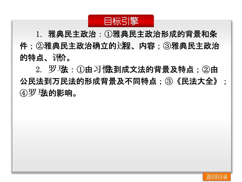人教版高中历史必修一(人教版)一轮复习方案配套:第2单元-古代希腊罗马的政治制度-历史-人教版课件第5页