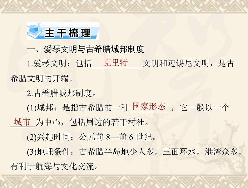 高考历史总复习必修Ⅰ政治文明历程第二单元古希腊和古罗马的政治制度第3讲爱琴文明古希腊城邦制度与雅典的民主政治课件第4页