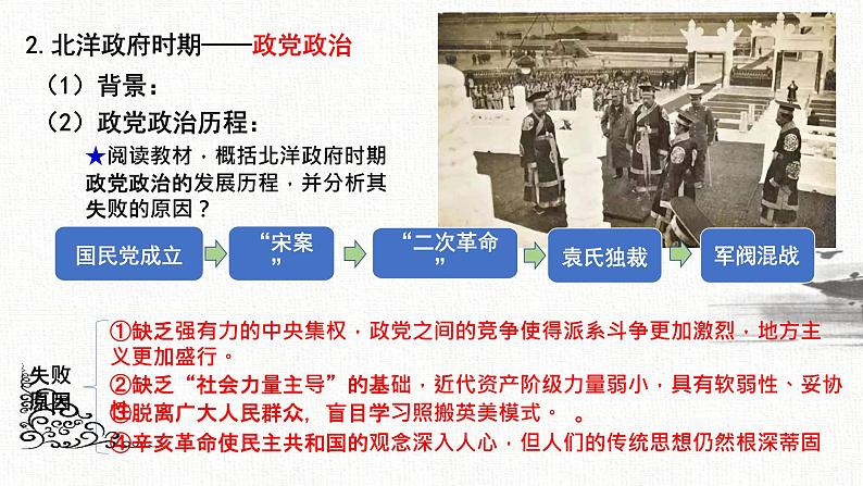 第3课 中国近代至当代政党制度的演变-【新教材】高二历史备课课件(选择性必修1国家制度与社会治理)第5页
