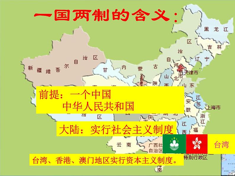 人教版高中历史必修一第22课祖国统一大业(1)课件08
