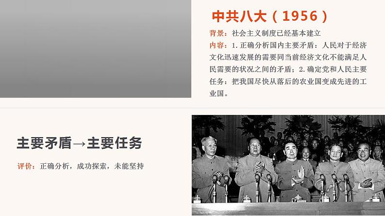 统编版历史中外历史纲要上同步课件第27课《社会主义建设在探索中曲折发展》第6页