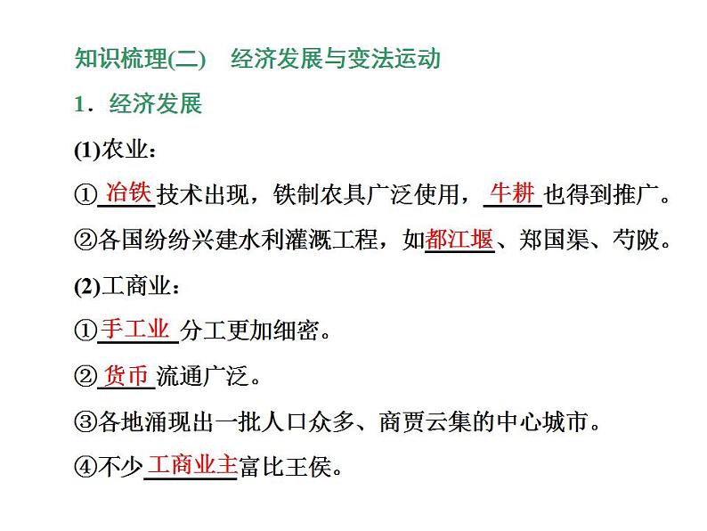 统编版历史中外历史纲要上课件第2课《诸侯纷争与变法运动》第7页