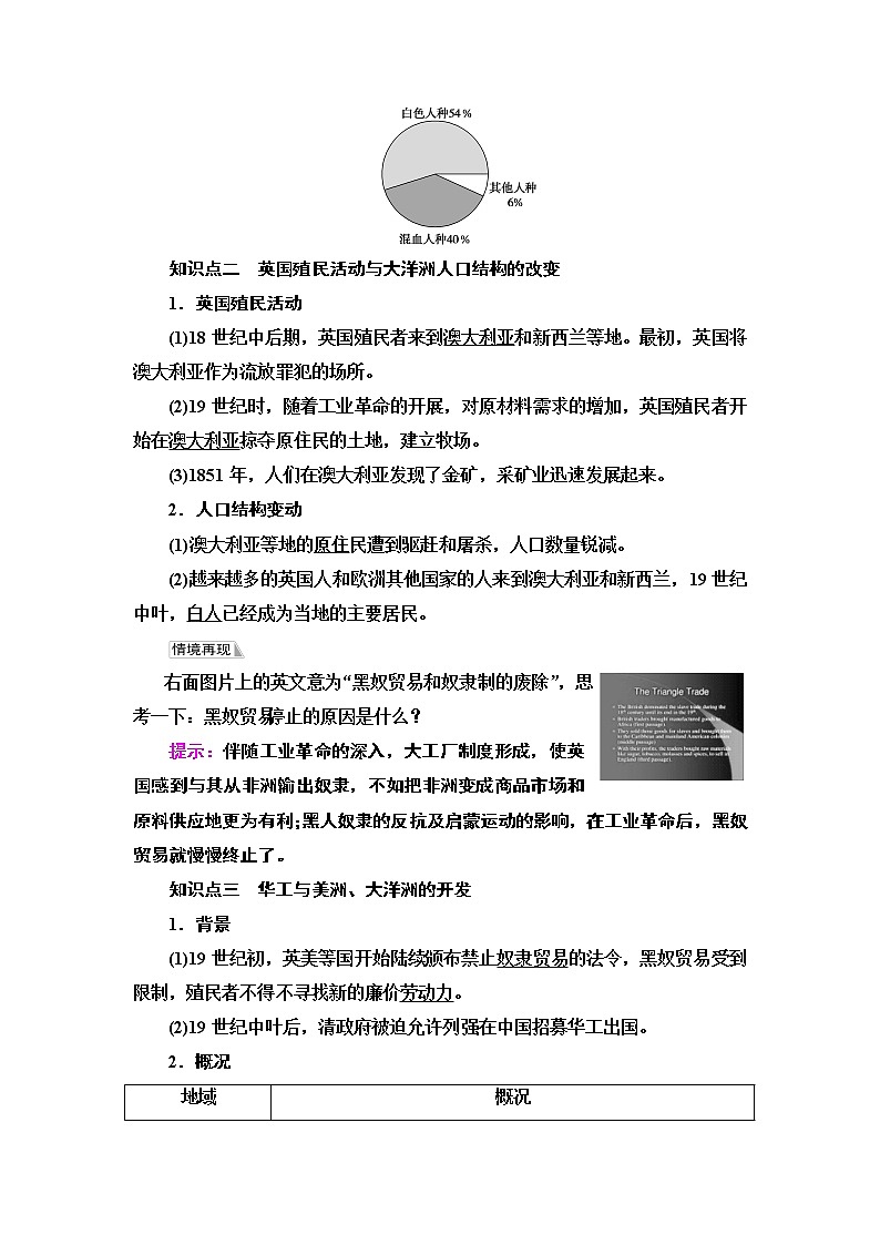 人教统编版高中历史选择性必修三文化交流与传播第3单元 第7课 近代殖民活动和人口的跨地域转移练习03
