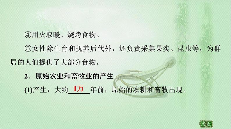 高中历史部编版 选择性必修2第1课 从食物采集到食物生产 课件(48张PPT)第6页
