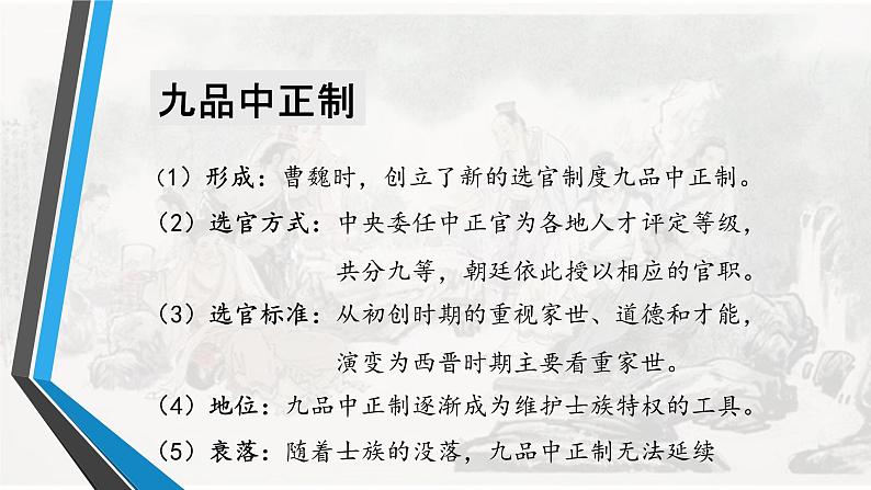 历史统编版(2019) 必修中外历史纲要上第7课 隋唐制度的变化与创新(16张PPT)课件PPT第4页