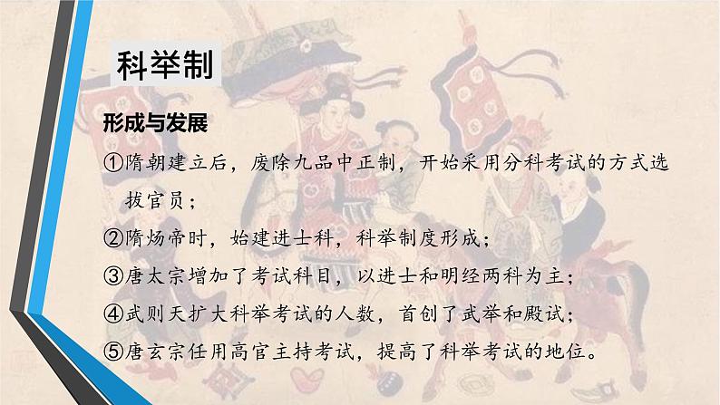 历史统编版(2019) 必修中外历史纲要上第7课 隋唐制度的变化与创新(16张PPT)课件PPT第5页