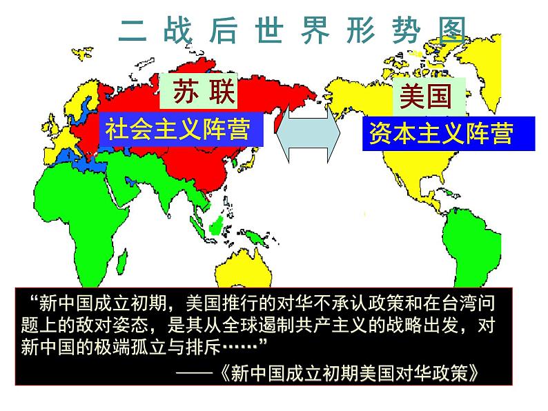 课堂用 第23课 新中国初期的外交【人教版】课件PPT07