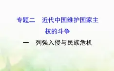 人民版必修一专题二 2.1列强入侵与民族危机 课件