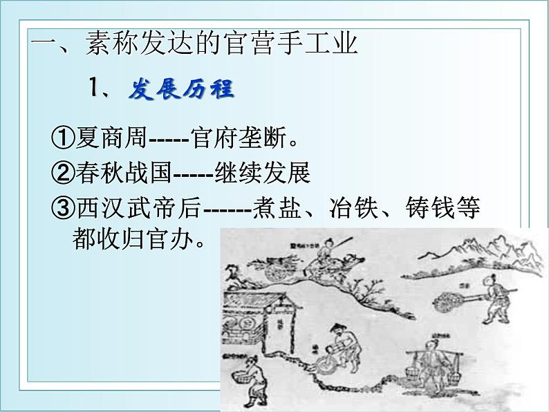 高中人教版新课标历史必修2第2课古代手工业的进步(共25张PPT)课件PPT第3页