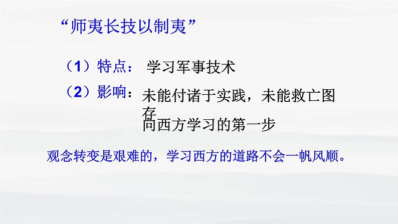 人教版 必修3第五单元第14课 从师夷长技到维新变法课件PPT07