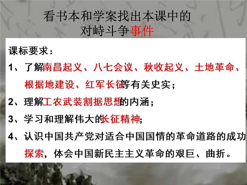 人教版高一历史必修一 第15课 国共的十年对峙 课件(共33张ppt)第3页
