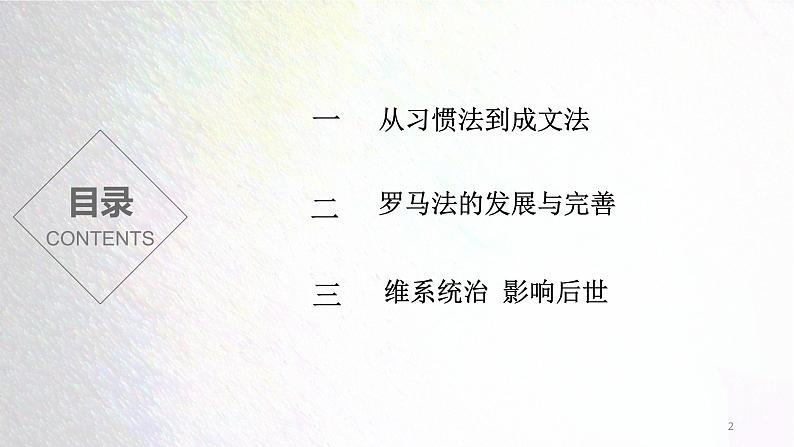 第6课 罗马法的起源与发展 课件(25张ppt)第2页