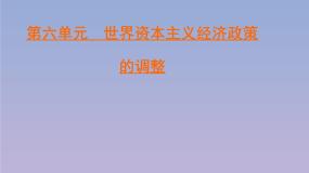高中历史人教版 (新课标)必修2 经济史第六单元 世界资本主义经济政策的调整19 战后资本主义的新变化图文ppt课件