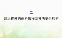 高中历史人民版必修1二：政治建设的曲折历程及其历史性转折多媒体教学ppt课件