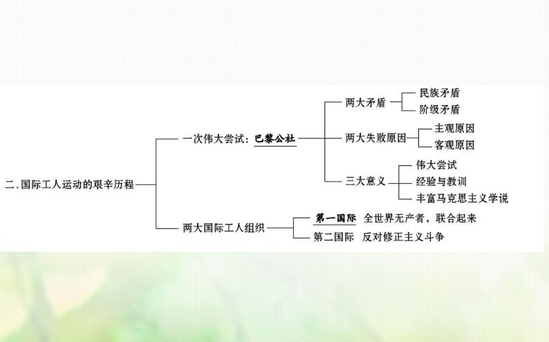 人民版必修一专题八解放人类的阳光大道阶段复习课件必修103