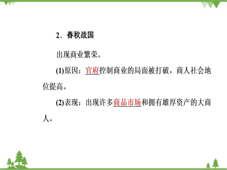 人民版历史必修2专题一 1.3古代中国的商业经济 课件PPT05