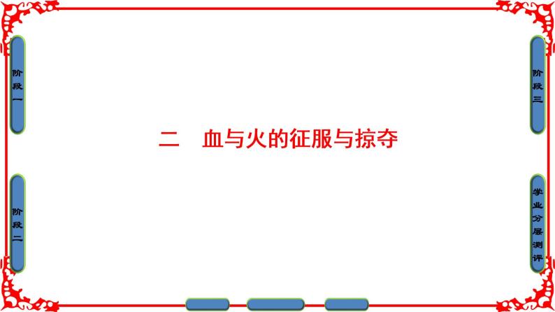 人民版历史必修2专题五5.2血与火的征服与掠夺 课件PPT01