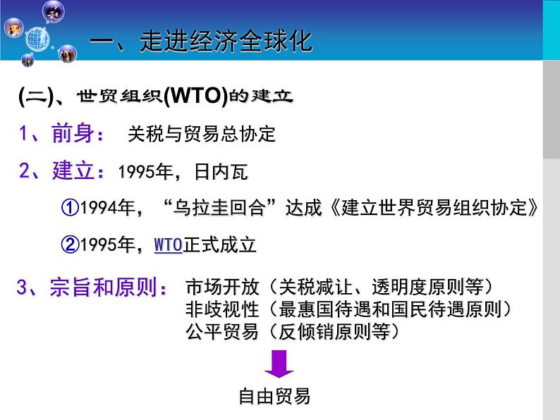 人民版必修2专题八8.3经济全球化的世界课件PPT第5页