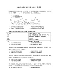 2020年云南省昆明市高考历史一模试卷（含解析）