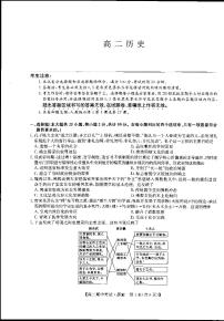 河南省部分名校2021-2022学年高二上学期期中联考历史试题扫描版含答案
