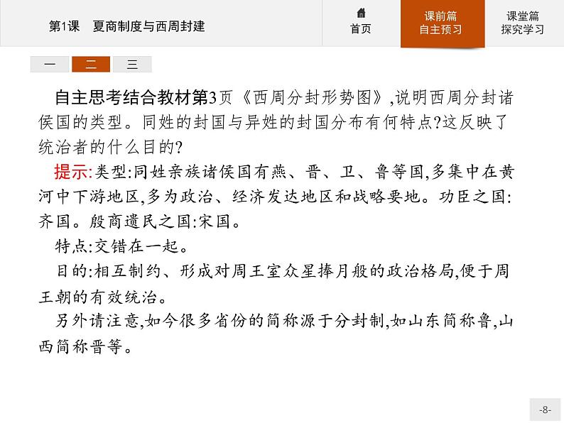 岳麓版历史高中必修1课件第1单元 第1课 夏商制度与西周封建08