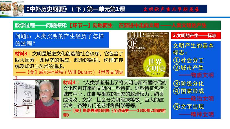 第1课 文明的产生与早期发展 统编版(2019)高中历史必修中外历史纲要下册 (7)课件PPT第8页