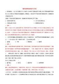 高二历史寒假作业同步练习题现代世界的科技与文化含解析