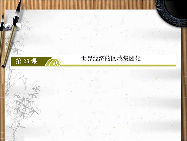 人教版高中历史 必修二课件:23第23课 世界经济的区域集团化02