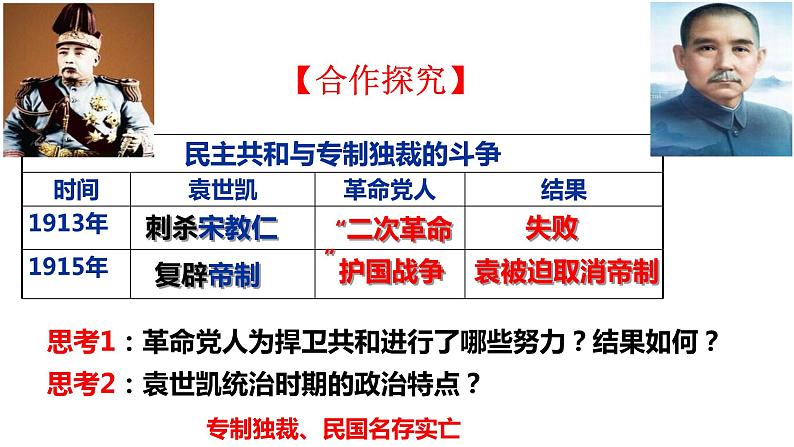 高中历史统编版必修纲要上册第20课 北洋军阀统治时期的政治、经济与文化 课件(31张PPT) (1)07
