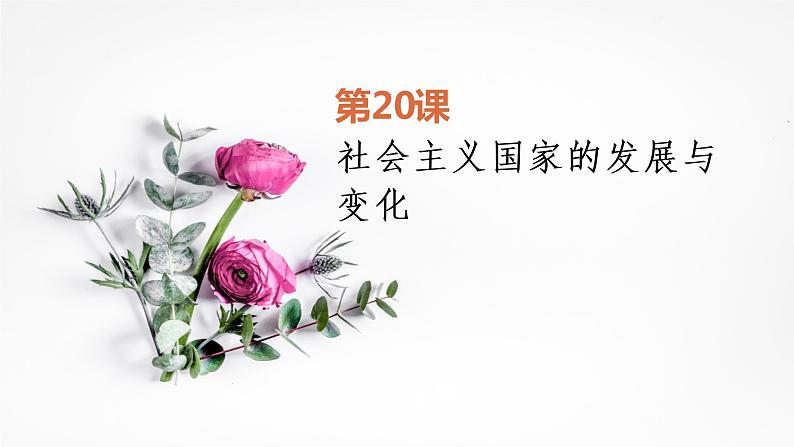 第20课 社会主义国家的发展与变化 统编版(2019)高中历史必修中外历史纲要下册 (4)课件PPT第1页