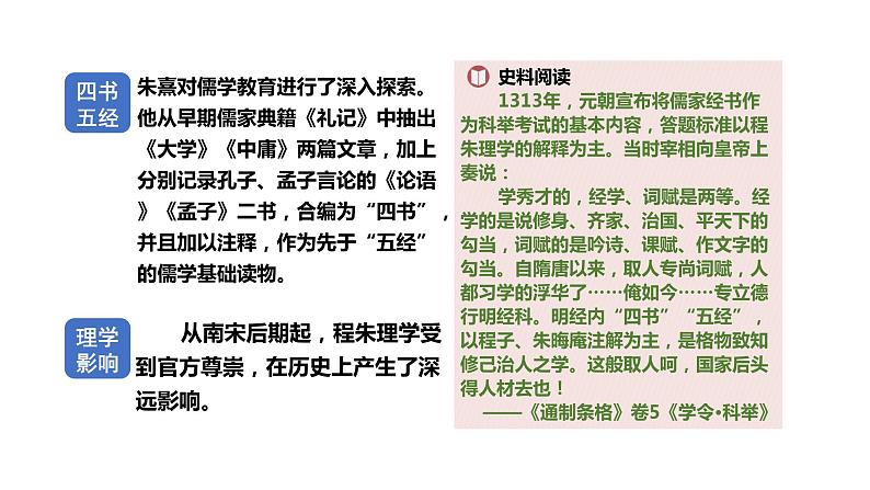 统编版(2019)高中历史必修中外历史纲要上册第12课辽宋夏金元的文化课件(共34张PPT)第6页