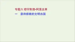 2021_2022高中历史专题六穆罕默德阿里改革一亟待拯救的文明古国课件人民版选修1