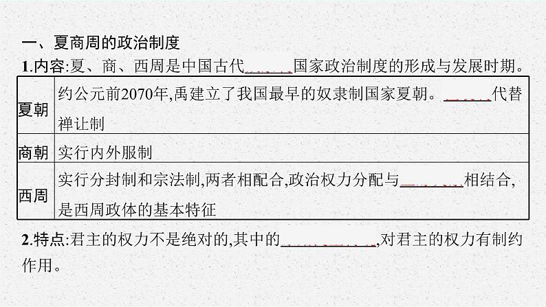人教版新高考历史二轮复习课件--中国古代的国家制度第5页