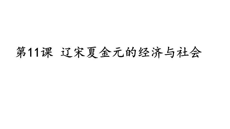 第11课 辽宋夏金元的经济与社会-【精彩课堂】2021-2022学年高一历史同步教学课件(中外历史纲要上)第2页
