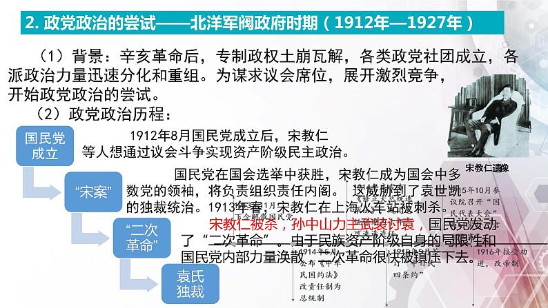 2021-2022学年选择性必修一 第3课 中国近代至当代政治制度的演变 课件(共28张PPT)第5页