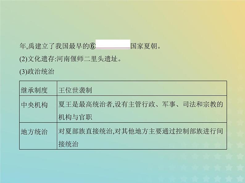 山东专用高考历史一轮复习第一单元从中华文明起源到秦汉统一多民族封建国家的建立与巩固_基础篇课件第7页