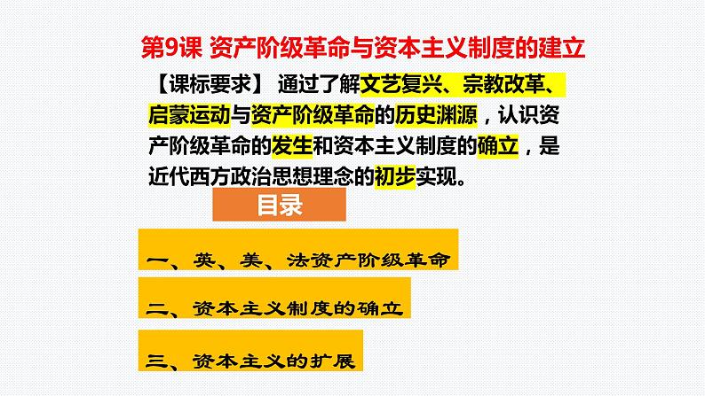 第9课 资产阶级革命与资本主义制度的建立 课件--2021-2022学年高中历史统编版(2019)必修中外历史纲要下册第2页