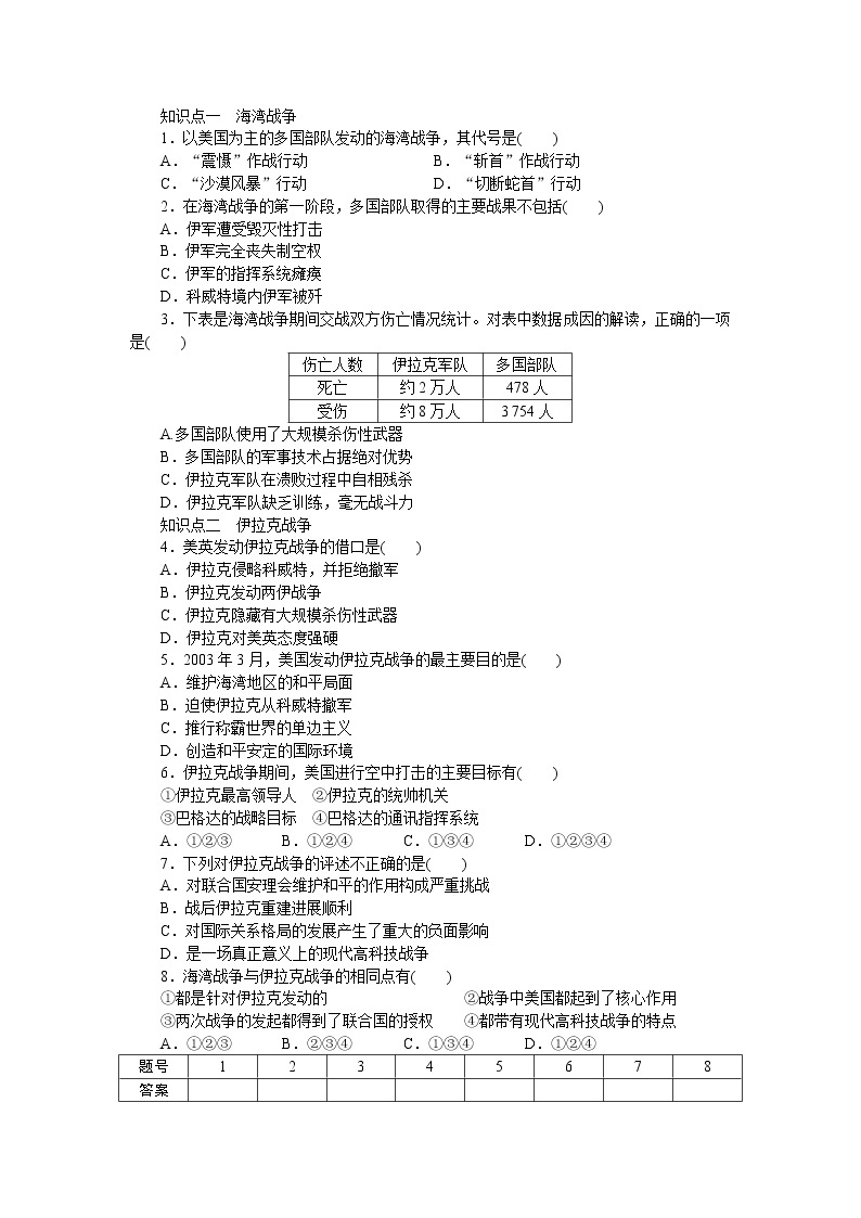 第21课 高科技下的局部战争 教案（岳麓版历史选修3）02