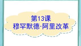 岳麓版选修1 历史上重大改革回眸第13课  穆罕默德·阿里改革背景图ppt课件