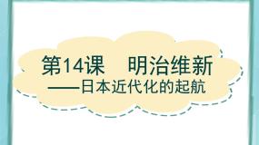 2021学年第14课  日本近代化的起航------明治维新图文课件ppt