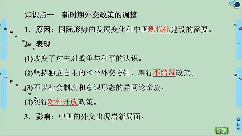 第4单元第15课改革开放后的外交新局面-高中历史必修1同步课件PPT(北师大版)第4页