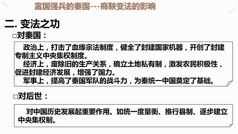 2.3 富国强兵的秦国 课件 新课标高中历史选修一第7页