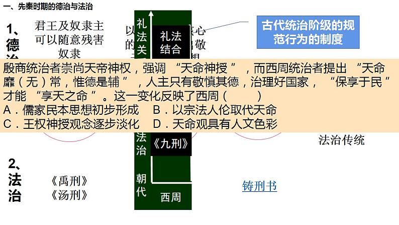 2021-2022学年高中历史统编版(2019)选择性必修一第8课 中国古代的法治与教化 课件第5页