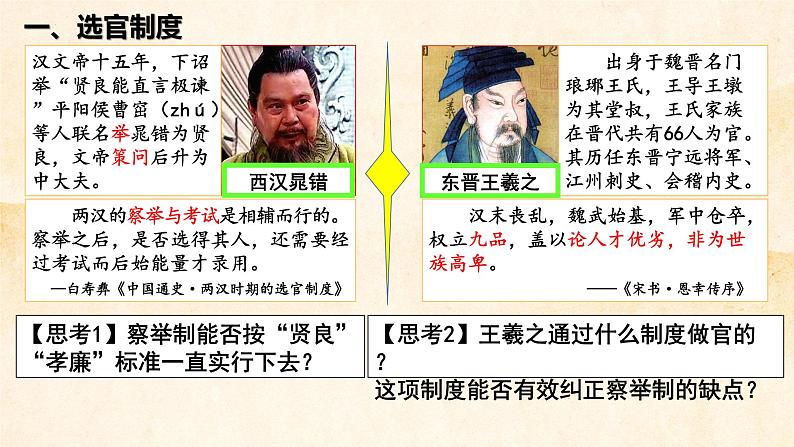 2022-2023学年统编版(2019)高中历史必修中外历史纲要上第7课 隋唐制度的变化与创新 课件第2页