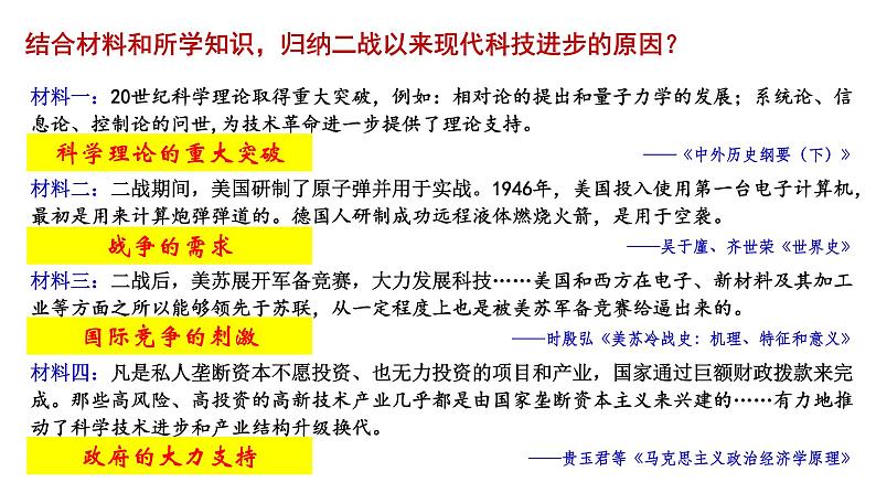 高中历史 选择性必修2 现代科技进步与人类社会发展 课件第5页
